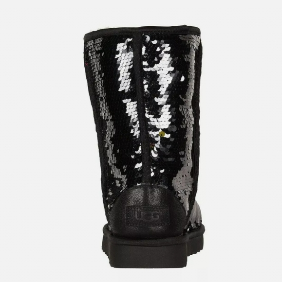 SALE! UGG Classic Short Sequin Boots - Picture 13 of 14